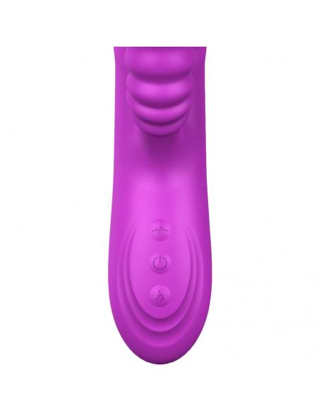 ARMONY - ANGELIA VIBRADOR MULTIFUNCION DOBLE LENGUA EFECTO CALOR VIOLETA