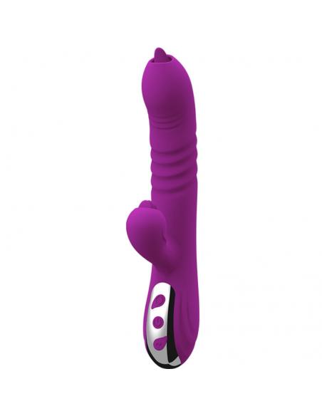 ARMONY - FAIRY VIBRADOR MULTIFUNCION DOBLE LENGUA EFECTO CALOR VIOLETA