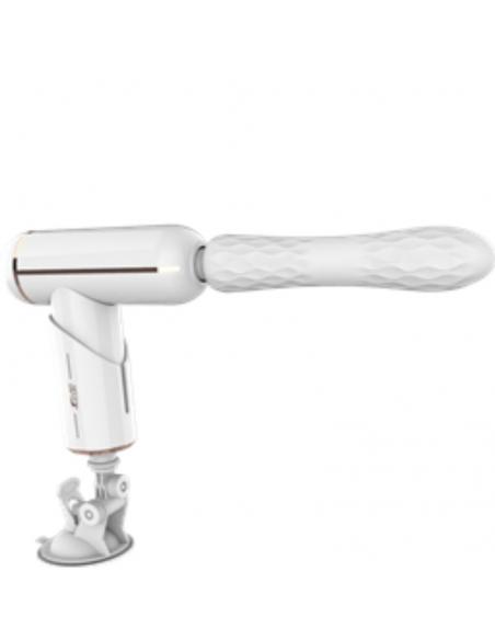 ARMONY - FKING MACHINE VIBRADOR AJUSTABLE & AUTOMATICO BLANCO