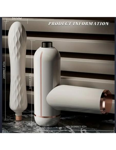 ARMONY - FKING MACHINE VIBRADOR AJUSTABLE & AUTOMATICO BLANCO