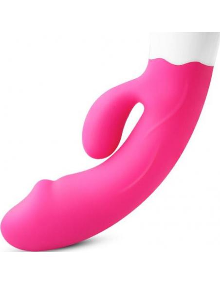 ARMONY - HAPPY VIBRADOR & ESTIMULADOR RECARGABLE FUCSIA