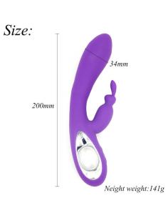 ARMONY - BELLA VIBRADOR RABBIT PULL RING VIOLETA 2