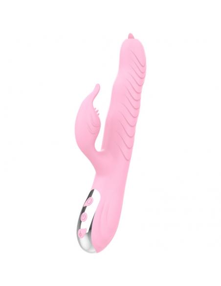 ARMONY - MARCIA VIBRADOR & THRUSTING DOBLE LENGUA EFECTO CALOR ROSA