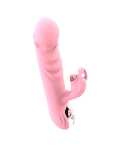 ARMONY - FULLY TONGUE VIBRADOR CON LENGUA ESTIMULADORA EFECTO CALOR ROSA
