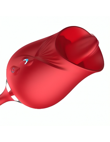 ARMONY - DELIGHT FLOWER VIBRADOR & BUMPING CON LENGUA ROJO