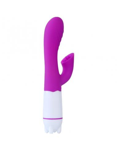 ARMONY - HAPPY VIBRADOR & ESTIMULADOR CON LENGUA RECARGABLE VIOLETA