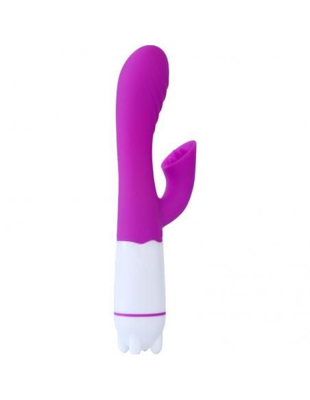 ARMONY - HAPPY VIBRADOR & ESTIMULADOR CON LENGUA RECARGABLE VIOLETA