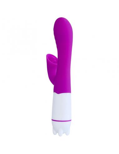 ARMONY - HAPPY VIBRADOR & ESTIMULADOR CON LENGUA RECARGABLE VIOLETA