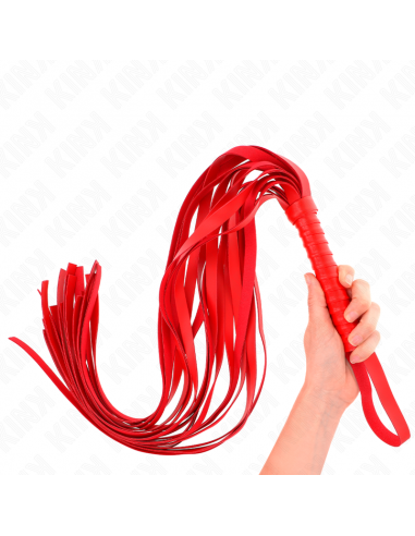 KINK - LÃTIGO DE COLA LARGA Y MANGO CORTO ROJO 70 CM