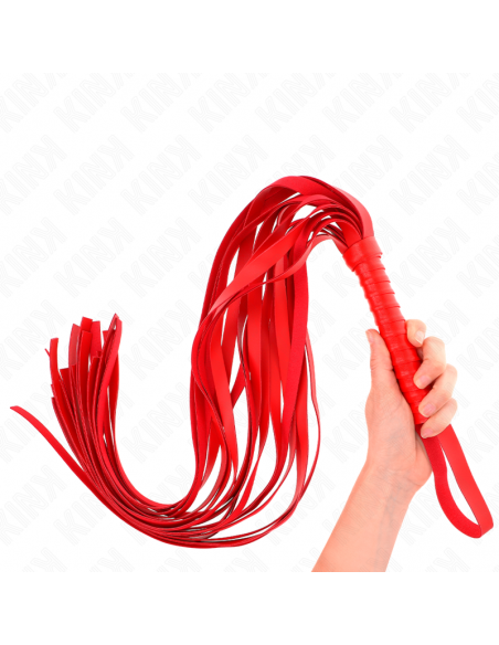 KINK - LÃTIGO DE COLA LARGA Y MANGO CORTO ROJO 70 CM