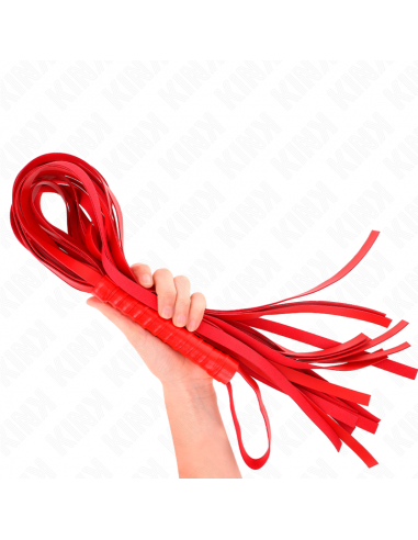 KINK - LÃTIGO DE COLA LARGA Y MANGO CORTO ROJO 70 CM
