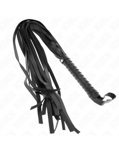 KINK - LÃTIGO DE COLA LARGA Y MANGO CORTO NEGRO 70 CM