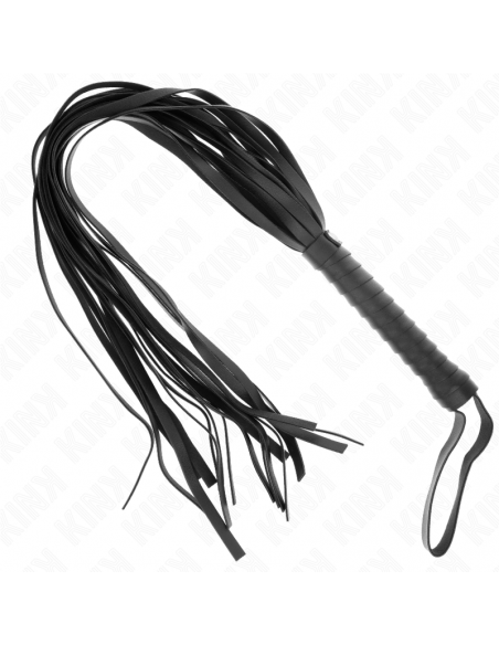 KINK - LÃTIGO DE COLA LARGA Y MANGO CORTO NEGRO 70 CM