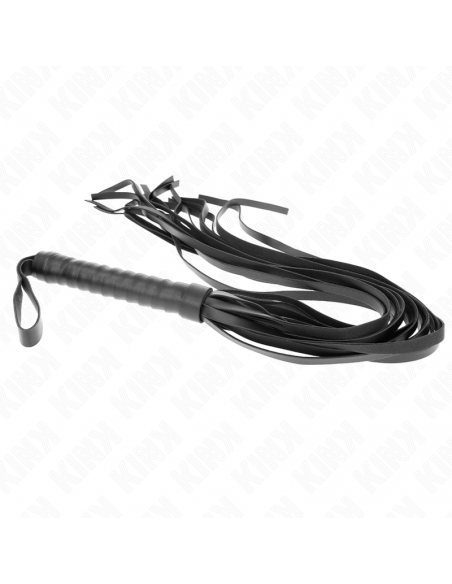 KINK - LÃTIGO DE COLA LARGA Y MANGO CORTO NEGRO 70 CM