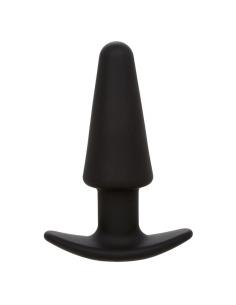 Calexotics - rock bottom plug anal cÓnico 10 vibraciones silicona negro