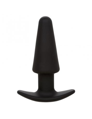 Calexotics - rock bottom plug anal cÓnico 10 vibraciones silicona negro