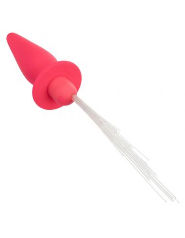 Calexotics - southern lights light up plug anal con luces 10 vibraciones silicona rosa