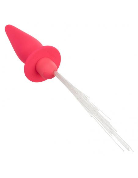 Calexotics - southern lights light up plug anal con luces 10 vibraciones silicona rosa