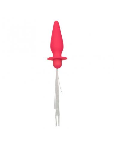 Calexotics - southern lights light up plug anal con luces 10 vibraciones silicona rosa