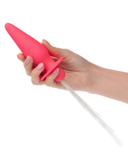 Calexotics - southern lights light up plug anal con luces 10 vibraciones silicona rosa