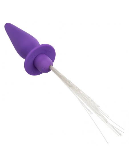 Calexotics - southern lights light up plug anal con luces 10 vibraciones silicona violeta