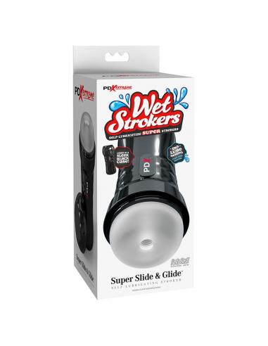Pdx extreme - slide & glide masturbador autolubricante transparente