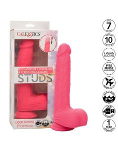 Calexotics - studs vibrador realÍstico 10 vibraciones y rosa 2