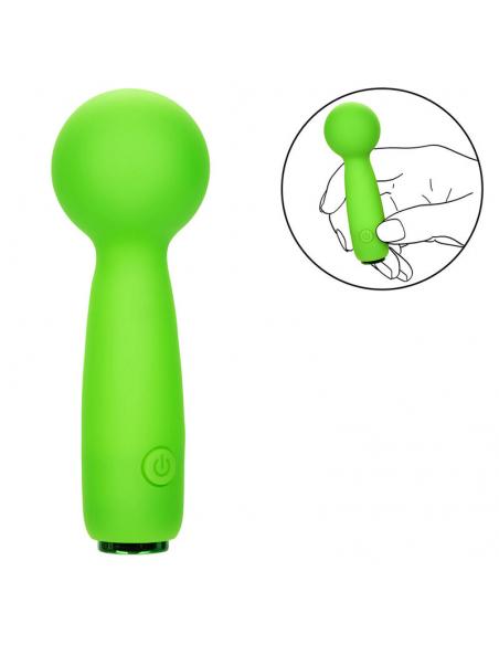 Calexotics - neon vibes the bubbly vibe mini masajeador 10 vibraciones verde