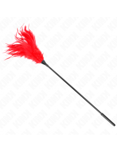 Kink - plumas mÚltiples para cosquillas rojo 45 cm