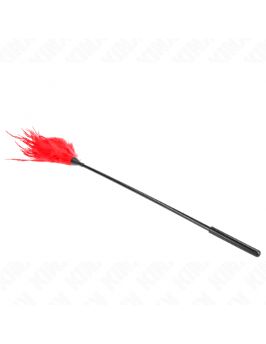 Kink - plumas mÚltiples para cosquillas rojo 45 cm