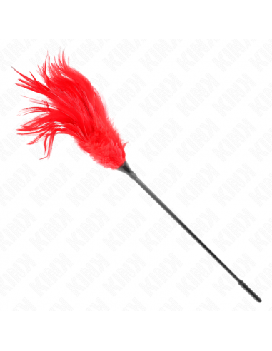 Kink - plumas mÚltiples para cosquillas rojo 45 cm