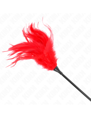 Kink - plumas mÚltiples para cosquillas rojo 45 cm