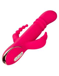 Calexotics - jack fantasy triple vibrador calentable rabbit rosa
