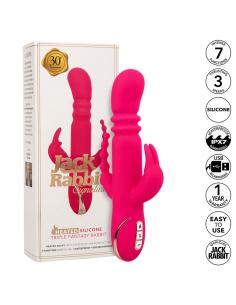 Calexotics - jack fantasy triple vibrador calentable rabbit rosa 2