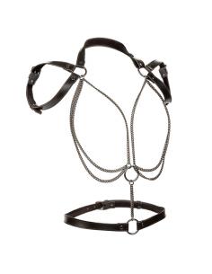 Calexotics - euphoria arnÉs estilo cabestro con mÚltiples cadenas premium