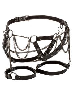 Calexotics - euphoria arnÉs de muslo con cadenas premium