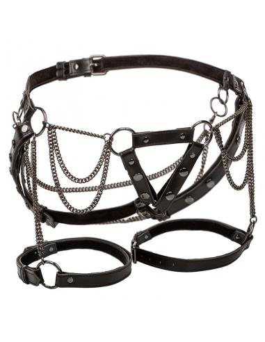 Calexotics - euphoria arnÉs de muslo con cadenas premium talla plus