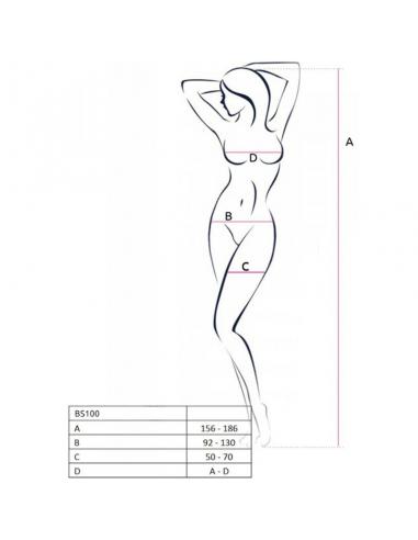 Passion - bs100 bodystocking  talla unica