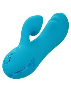 Calexotics - sunset beach seducer vibrador y estimulador 10 funciones azul