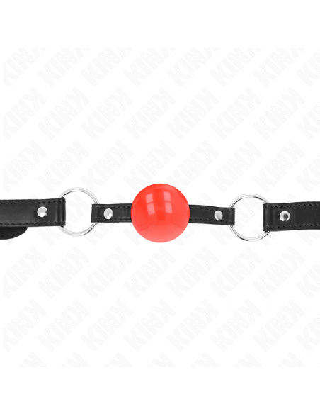 Kink - mordaza de bola 4 cm tpe rojo 60 x 2 cm
