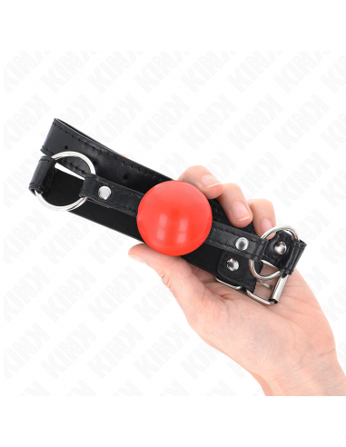 Kink - mordaza de bola 4 cm tpe rojo 60 x 2 cm