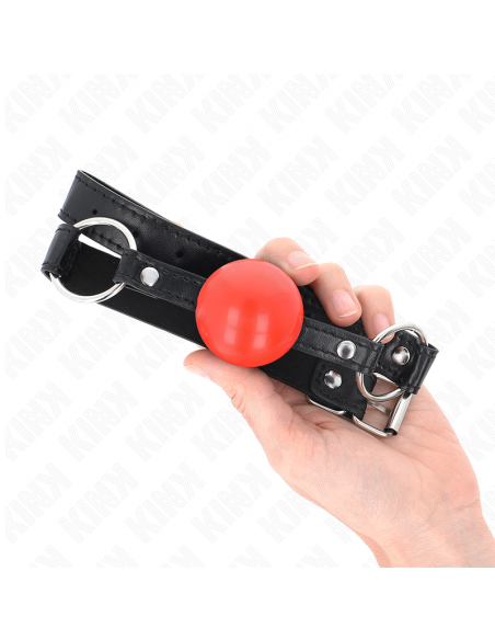 Kink - mordaza de bola 4 cm tpe rojo 60 x 2 cm