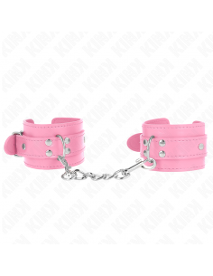 Kink - muñequeras sencillas rosa ajustable 20-23 cm x 5.5 cm