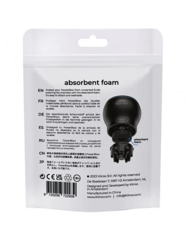 Kiiroo - power blow espuma absorbente de respuesto 5 unidades