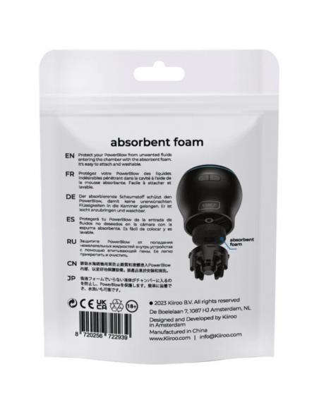Kiiroo - power blow espuma absorbente de respuesto 5 unidades