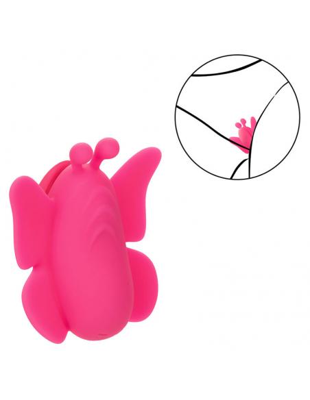 Calexotics - neon vibes the flutter vibe estimulador 10 vibraciones rosa