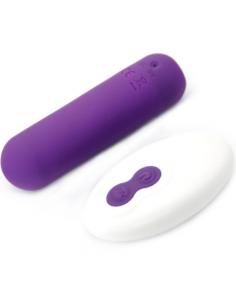 Armony - splash joie bala vibradora silicona control remoto 10 vibraciones 75 x 19 cm morado 2