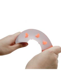 Pretty love - magical nightfall dildo sin vibración luminoso naranja 2