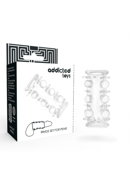 Addicted toys - funda pene clear