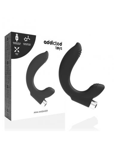 Addicted toys - vibrador prosttico recargable model 7 - negro